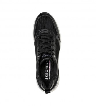 Skechers Black Billion wedge sneakers
