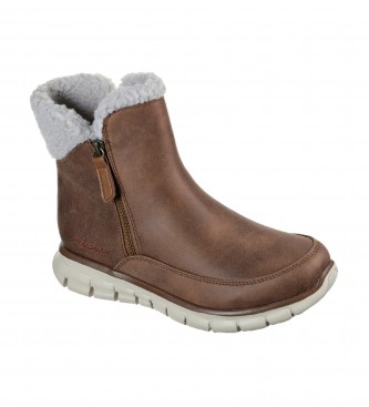 Skechers Synergy Booties - Collab brown