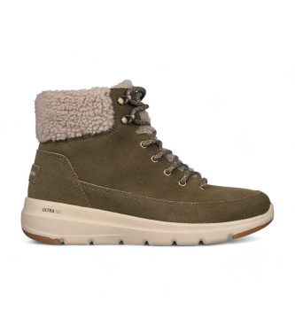 Skechers Stivali in pelle glaciale verde Ultra Woodlands