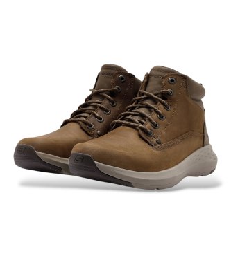 Skechers Stivaletti in Pelle Relaxed Fit: Parson - Ederic marrone