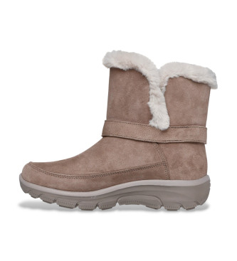 Skechers Slip-ins en cuir Relaxed Fit Easy Going Dreamers Luxe Vibes bottines en cuir marron