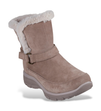 Skechers Slip-ins en cuir Relaxed Fit Easy Going Dreamers Luxe Vibes bottines en cuir marron