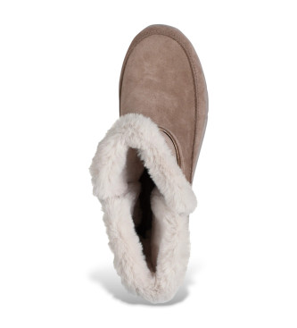 Skechers Slip-ins en cuir Relaxed Fit Easy Going Dreamers Luxe Vibes bottines en cuir marron
