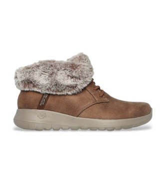 Skechers Slip-ins On the Go Joy Cozy Charm Ankle Boots castanho