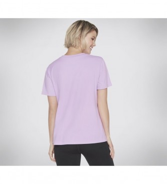 Skechers Godri Serene T-shirt liliowy