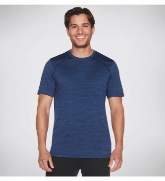 Skechers T-shirt blu sulla strada