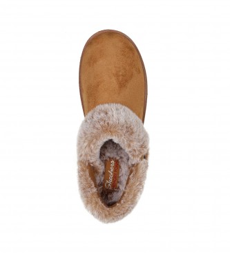 Skechers Comode pantofole da falò - Fresh Toast marrone