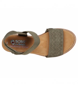 Skechers Sandlias Kiss do deserto verdes