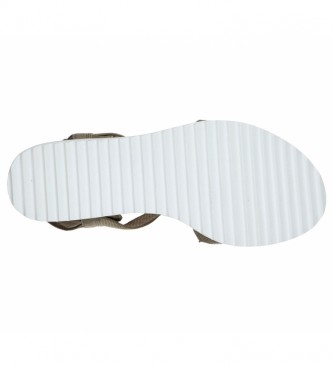 Skechers Sandlias Kiss do deserto verdes