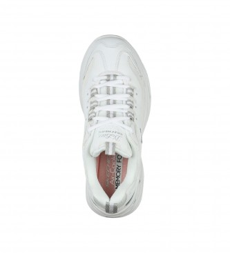 Skechers Leather sneakers D'Lites 4.0 - Fresh Diva white