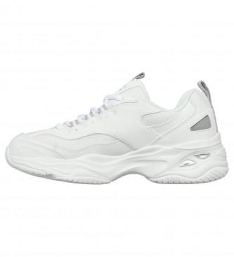 Skechers Leather sneakers D'Lites 4.0 - Fresh Diva white