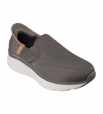 Skechers Slip-ins RF Shoes: D'Lux Walker - Orford grey brown