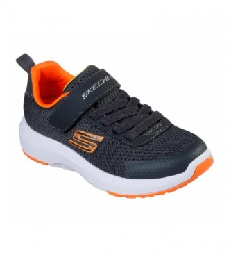 Skechers Sapatos de banda de rodagem dinâmica cinza, laranja 
