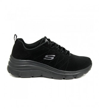 Skechers Zapatillas Fashion Feet True negro -altura cuña: 4cm-
