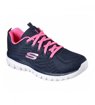 Skechers Graceful- Get Connected Navy Shoes