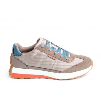 Skechers Gusto taupe taupe ténis de couro