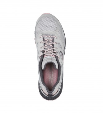 Skechers Hillcrest Pure Escapade grey leather shoes