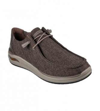 Skechers Mocassins Melo taupe Fit