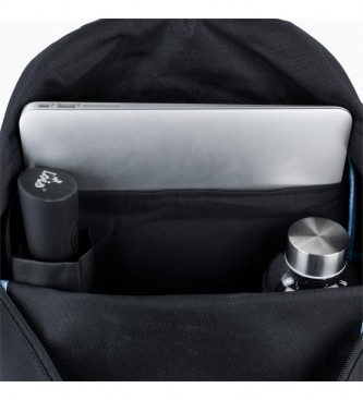 Skechers Zaino Unisex Zaino Interno Ipad Tablet Ideale per l'uso S905 nero -38,5x29x14cm