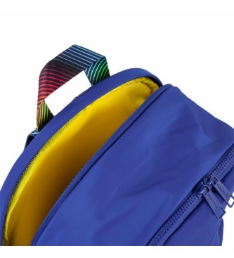 Skechers Mochila Bolsillo Interior Ipad Tablet S894 azul -30x46x15cm-