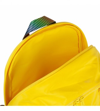 Skechers Backpack Inside Ipad Tablet Pocket S894 yellow -30x46x15cm