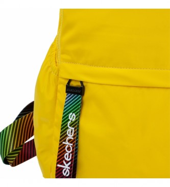 Skechers Mochila Bolsillo Interior Ipad Tablet S894 amarillo -30x46x15cm-