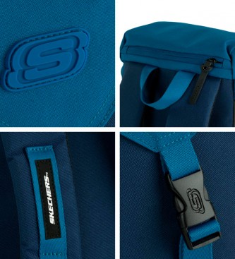 Skechers Mochila S1038 azul -26x46x14 cm