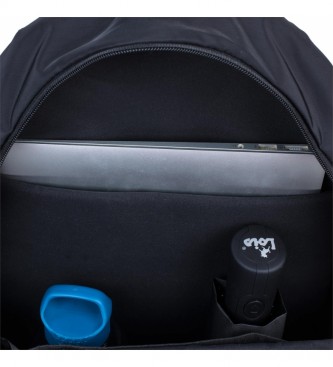 Skechers Mochila Unisexo Interior do Pocket Ipad Tablet Ideal S912 preto -48x31x18cm