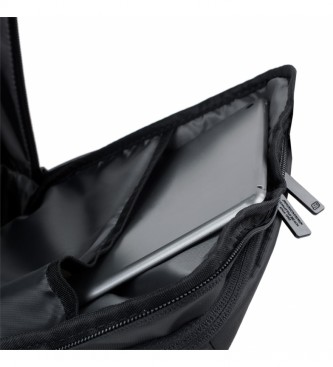 Skechers Zaino Unisex Zaino Interno Tasca Ipad Tablet S943 nero -42x28x16cm