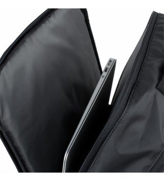 Skechers Mochila Unisex Bolsillo Interior Ipad Tablet S943 negro -42x28x16cm-