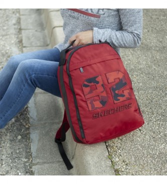 Skechers School backpack S988 red -31x42,5x16 cm