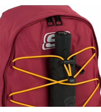 Skechers Backpack S1035 maroon, yellow -28x43x13 cm