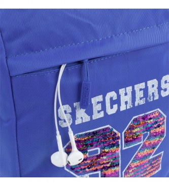 Skechers Adult Unisex Casual Backpack S898 blue -21x32x12.5 cm