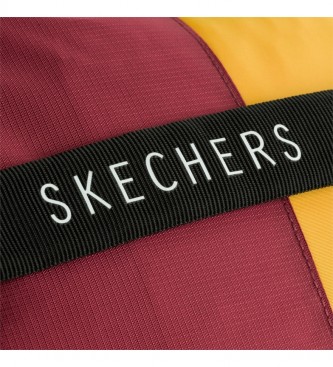 Skechers Mochila S981 amarillo, granate -29x40x16,5 cm-