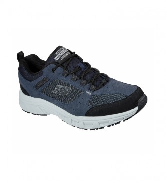 Skechers Chaussures en cuir Oak Canyon bleu marine, noir