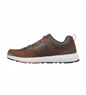 Skechers Sapatos de couro Rozier - Mancer brown