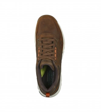 Skechers Zapatillas de piel Rozier - Mancer marrón