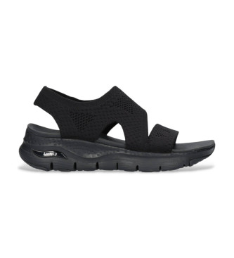 Skechers Sandales  semelles orthopdiques noires