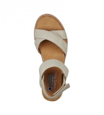 Skechers BOBS Desert Kiss - Secret Picnic beige sandals