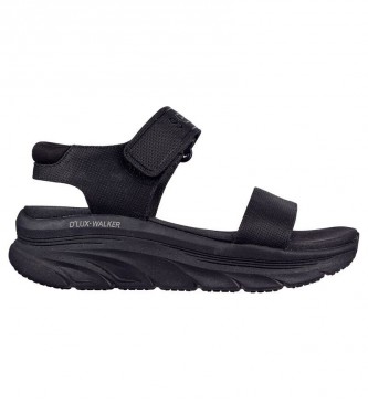 Skechers D'Lux Walker Sandals - Black New Block