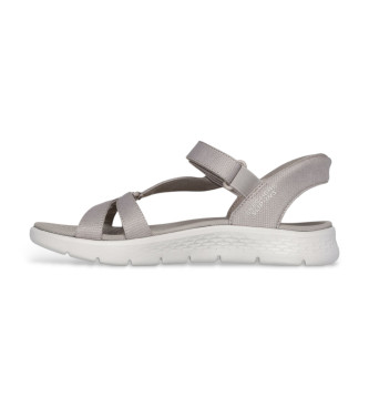 Skechers Go Walk Flex taupe sandals