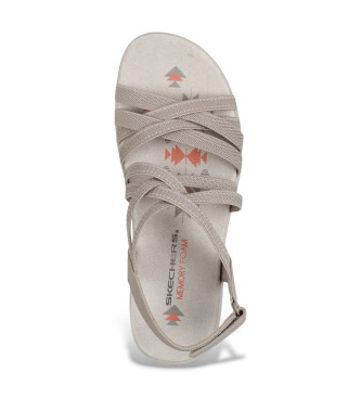Skechers Sandálias Reggae Slim Summer Getaway em cinzento