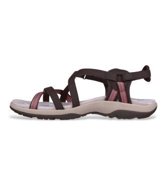 Skechers Chocolate Reggae Slim Sun Array Sandals
