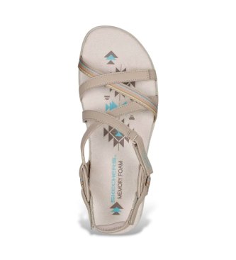 Skechers Sandali Reggae Slim Sun Array color tortora
