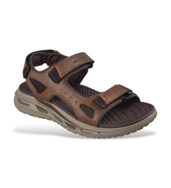 Skechers Sandali Orvan Gamble Relaxed Fit, Marrone