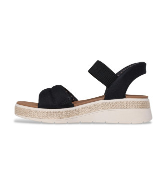 Skechers Sandali slip-on neri Bobs Sun Ray