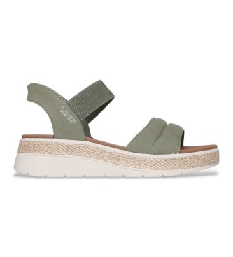 Skechers Sandali slip-in Bobs Sun Ray verde oliva
