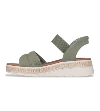 Skechers Sandali slip-in Bobs Sun Ray verde oliva