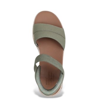 Skechers Sandali slip-in Bobs Sun Ray verde oliva