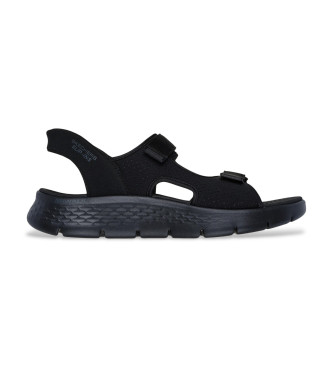 Skechers Sandali con tacco basso Go Wlak Flex SD Easy Entry neri